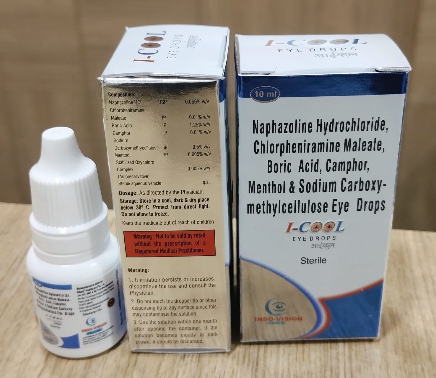 NAPHAZOLINE HYDROCHLORIDE  CHLORPHENIRAMINE MALEATE  BORIC ACID  CAMPHOR  MENTHOL  AND SODIUM CARBOXY METHYLCELLULOSE EYE DROPS 